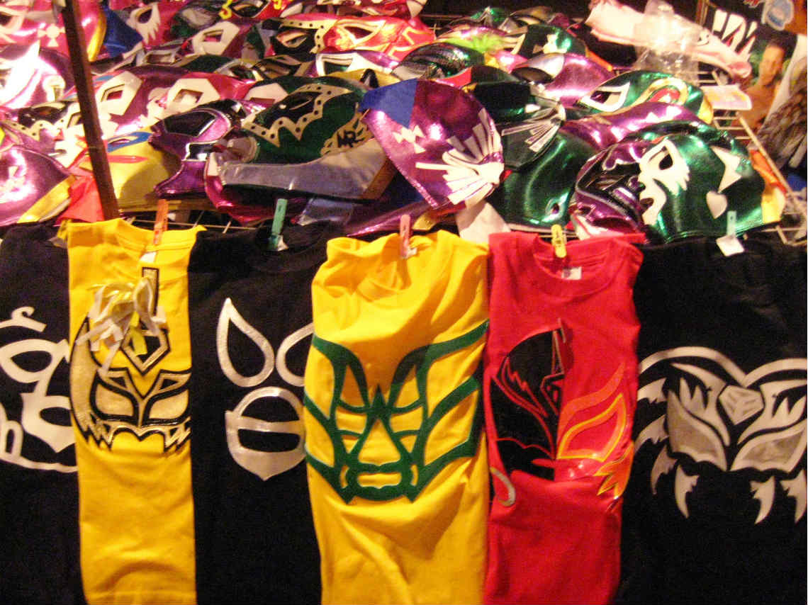 Función de Lucha Libre y Box mascaras playeras