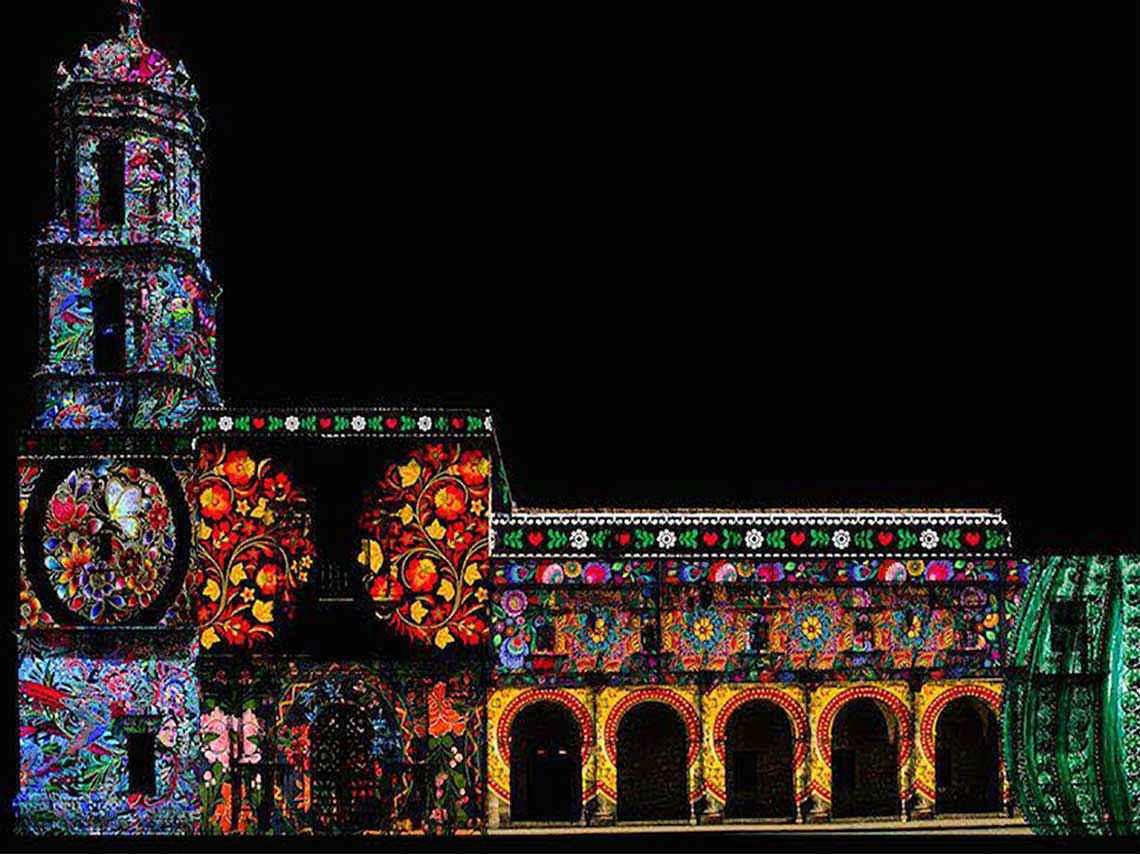 Video mapping en el Centro Histórico evento gratuito