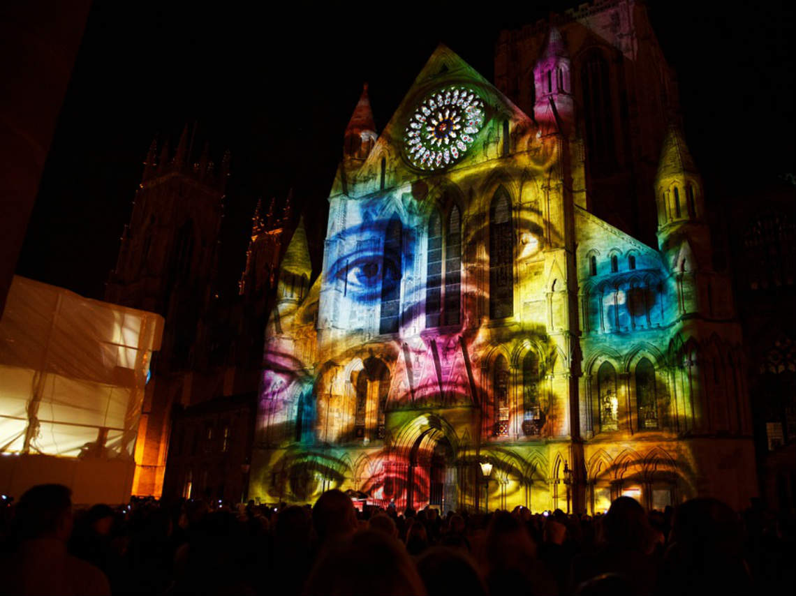 Video mapping en el Centro Histórico show de luces