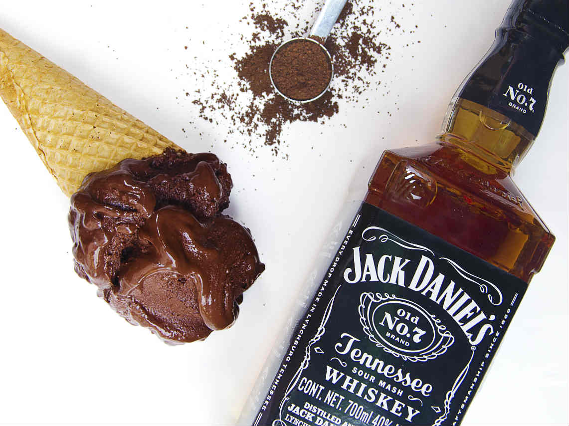 Dónde probar helado con whiskey Jack Daniel's