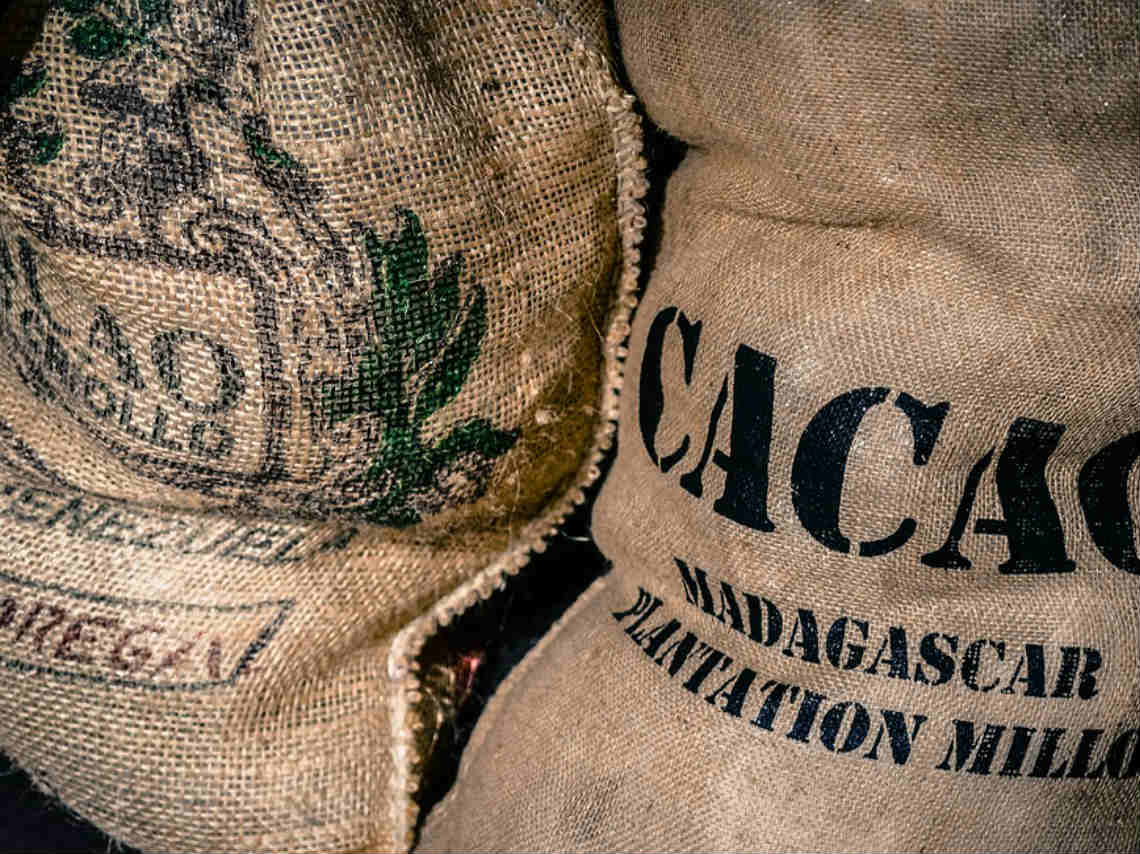 Festival Artesanal de Cacao Para Todos costal de semillas