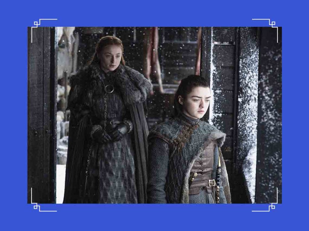 Arya Stark y Sophie Turner