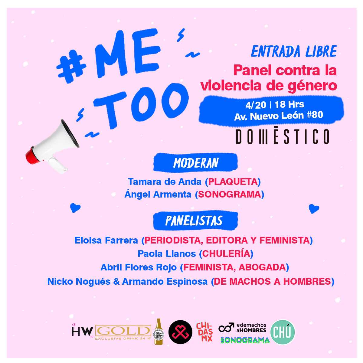 4/20 METOOMX – Día para crear soluciones con diálogo y música 1