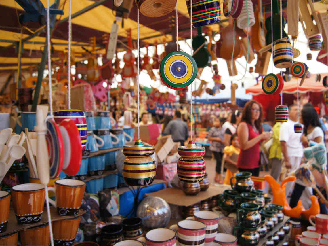 Semana de Yucatán en México 2019 venta de artesanías