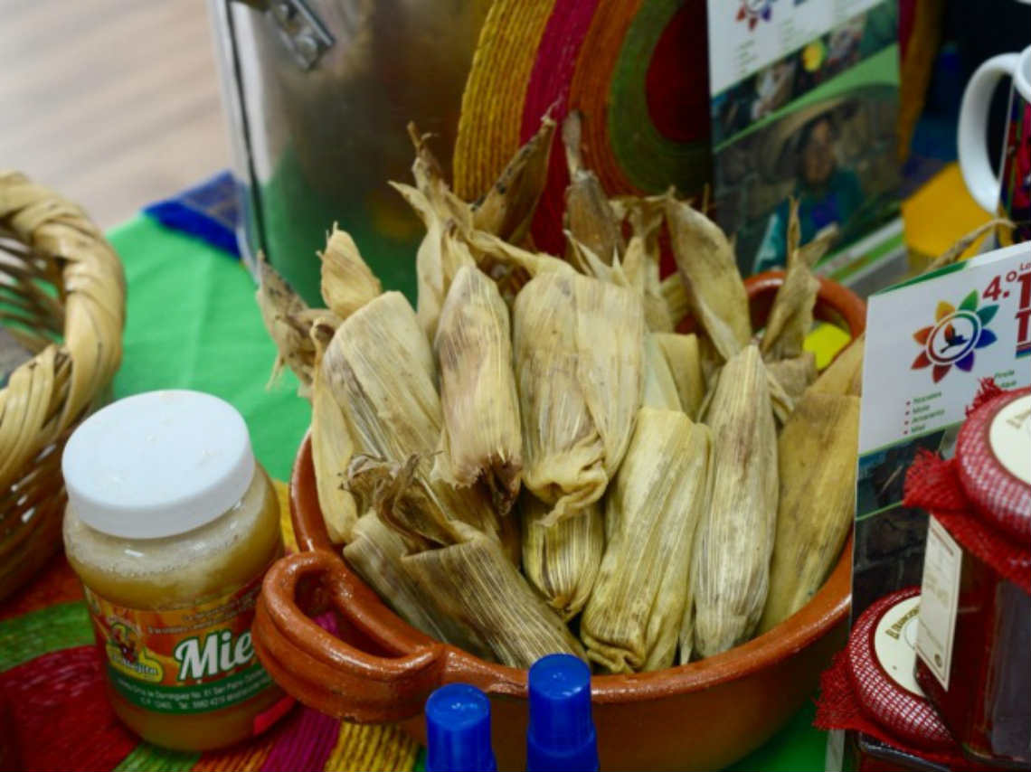 Tianguis Turístico en Milpa Alta hojas de tamal