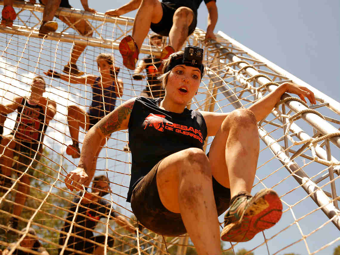 carrera de obstáculos en el Ajusco telaraña