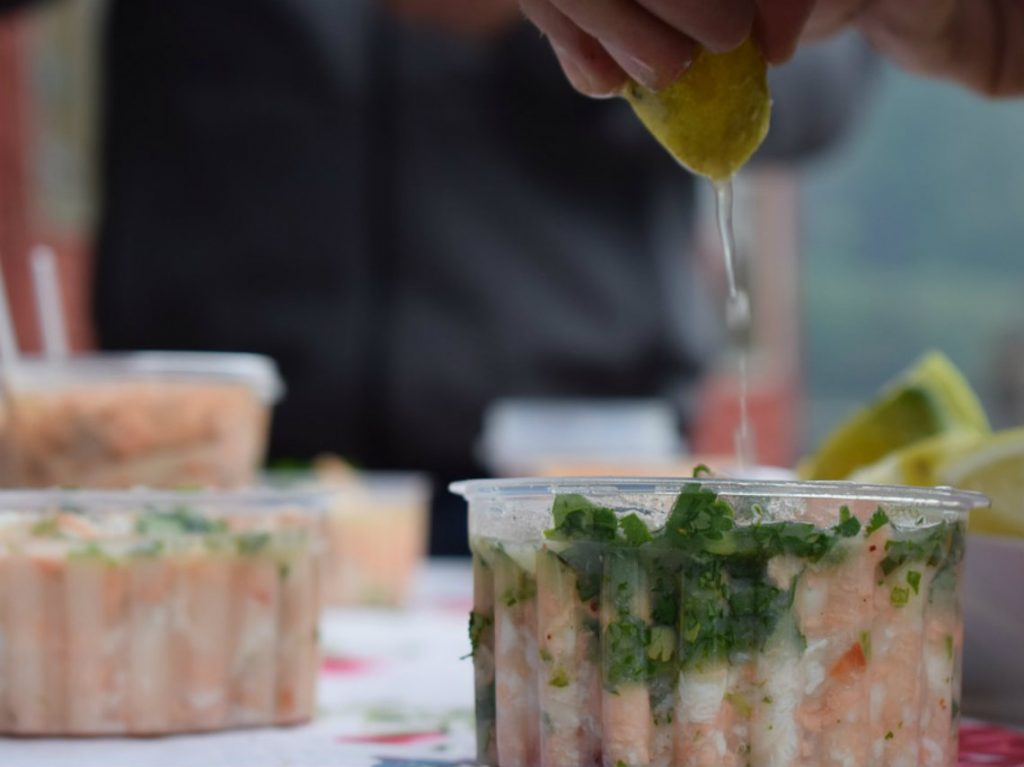 Cava Nómada ceviche especial