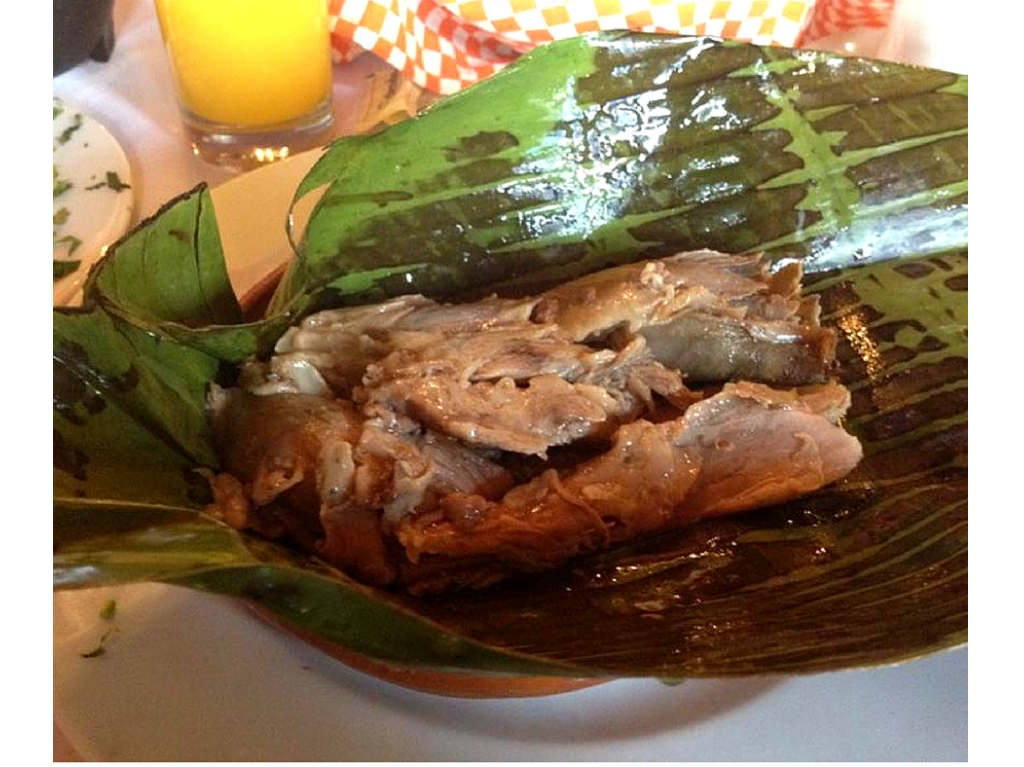 Feria de la Barbacoa hoja de platano