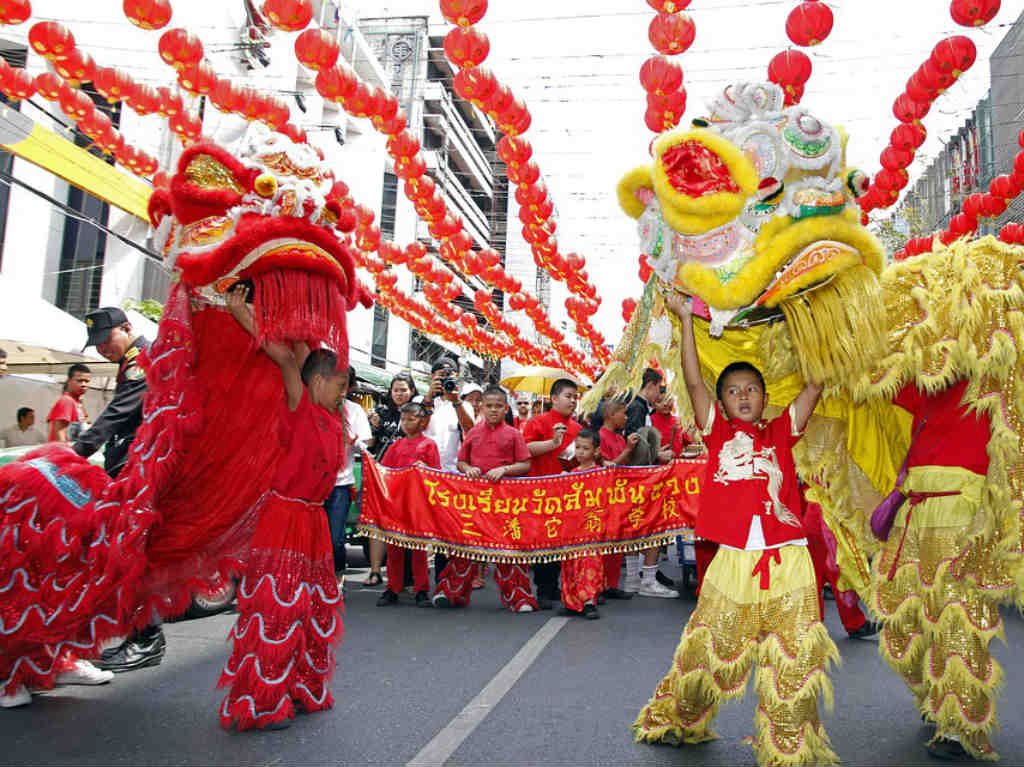 Festival de León Chino danza