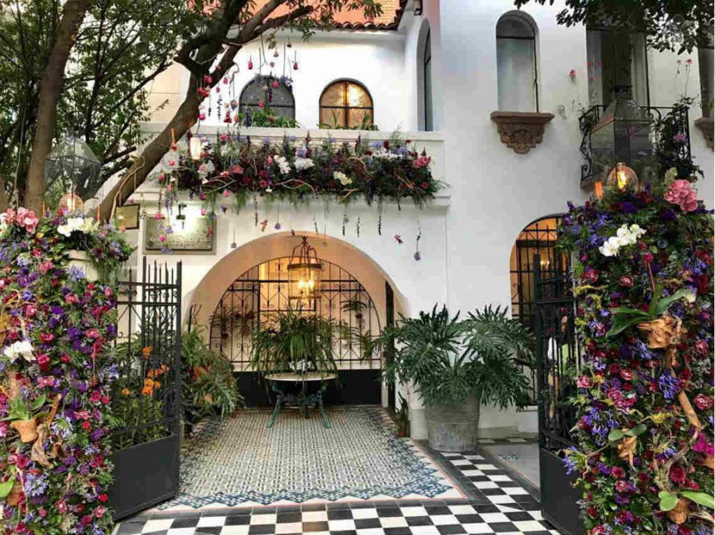 Hotel de Orquídeas en Polanco entrada principal