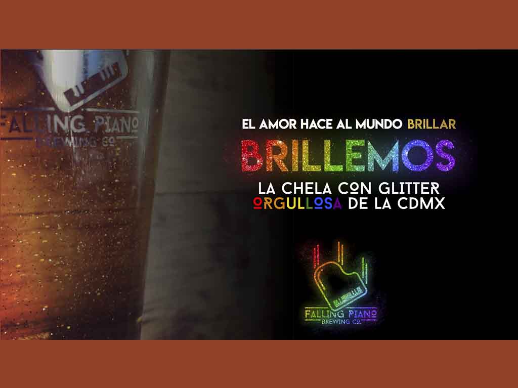 Cerveza con glitter