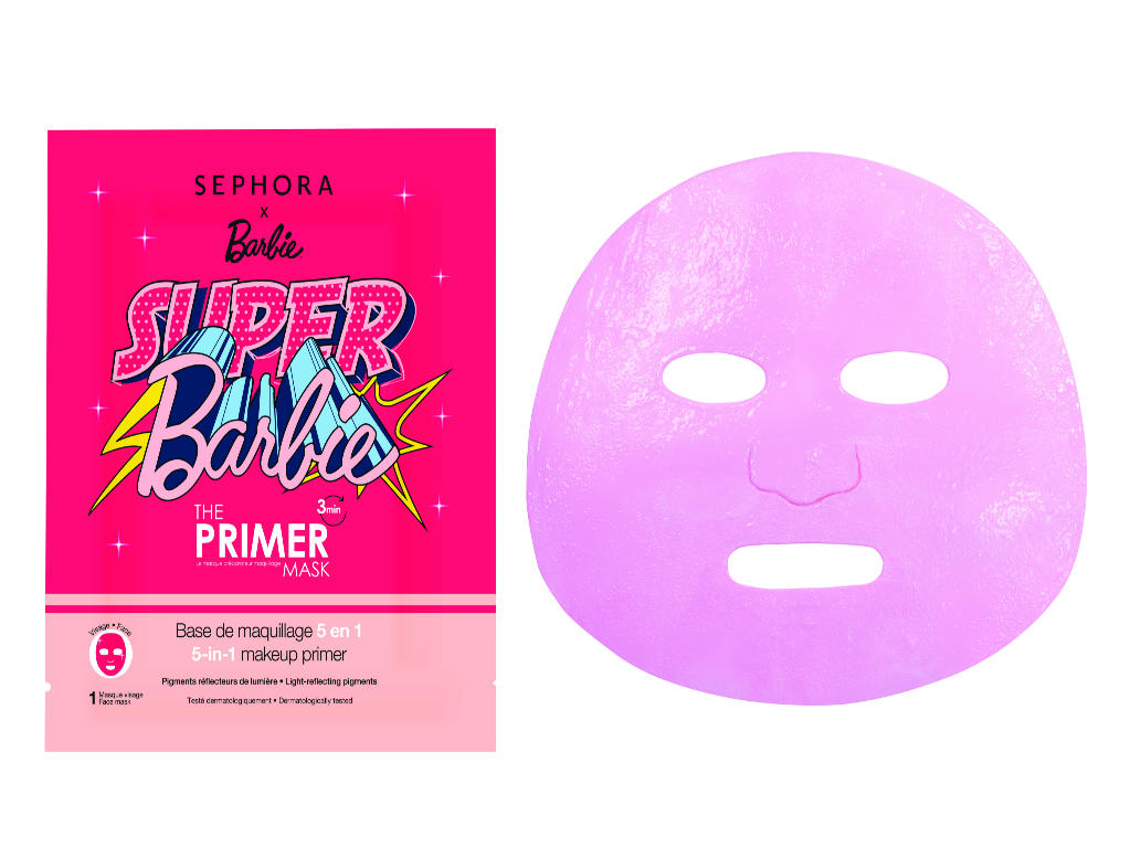 Conoce la colección de maquillaje de Barbie en Sephora: mascarilla