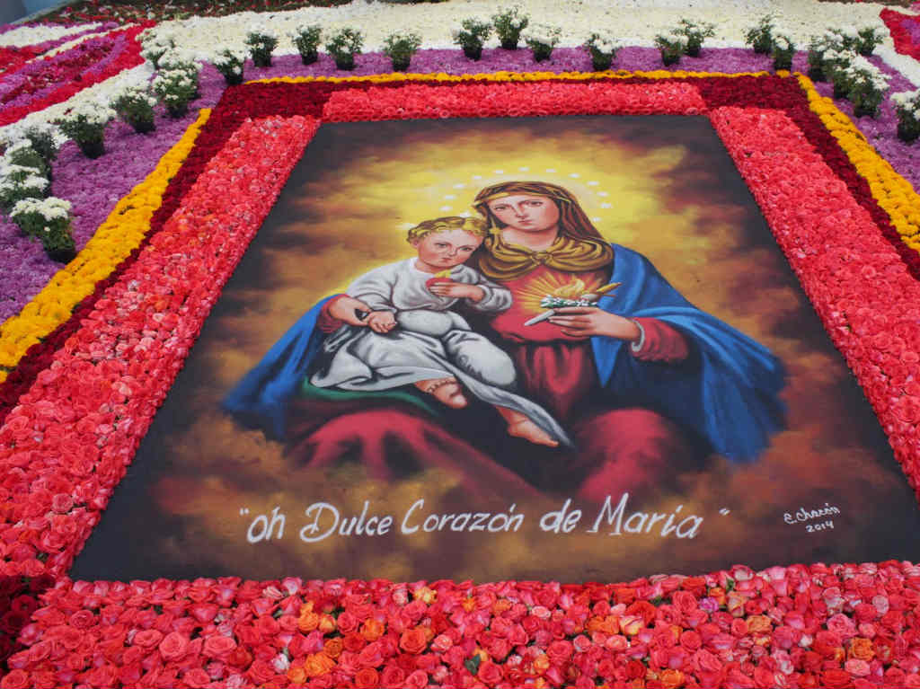 Feria de Huamantla tapetes florales