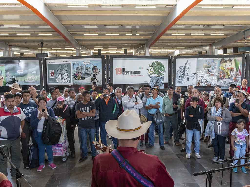 presentaciones en el metro