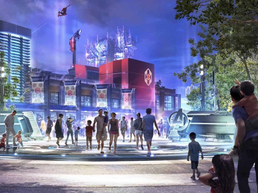 parque de marvel en disney