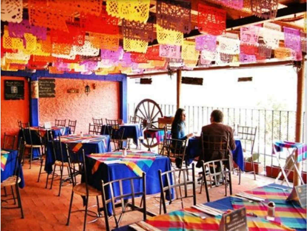 Restaurantes en Coyoacán para que conozca un extranjero: Mesón Antigua Santa Catarina.