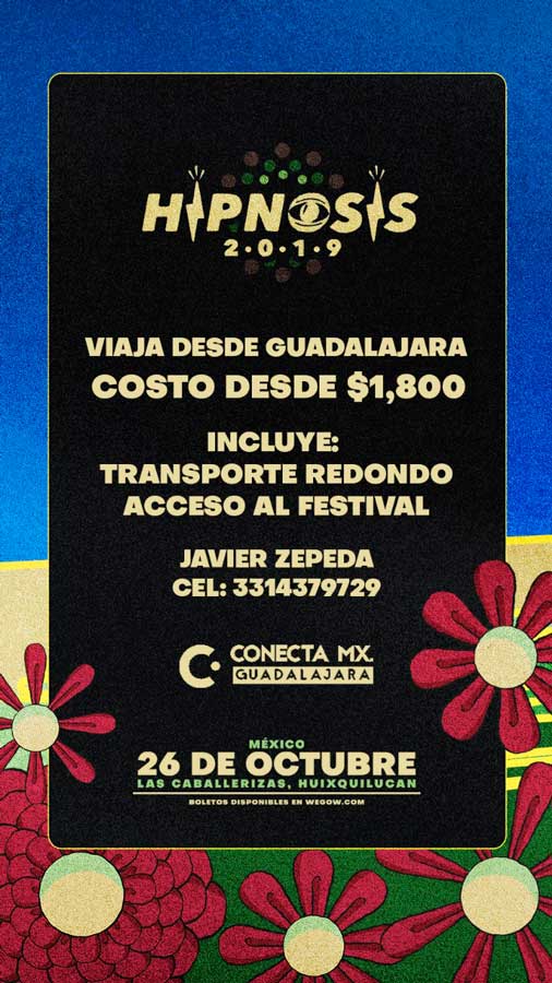 Lánzate a la tercera edición del Festival Hipnosis 2019