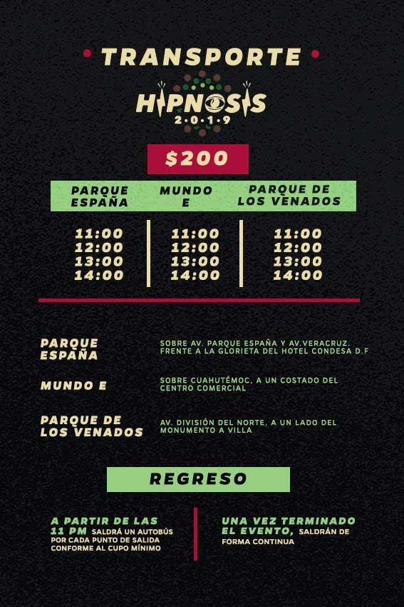 Lánzate a la tercera edición del Festival Hipnosis 2019