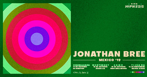 Gira de Jonathan Bree por México previo a Hipnosis 2019