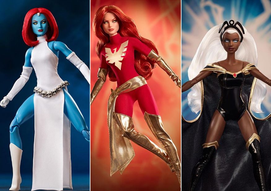 Los X-Men se unen a Barbie. Figuras especiales por el 80 aniversario de Marvel