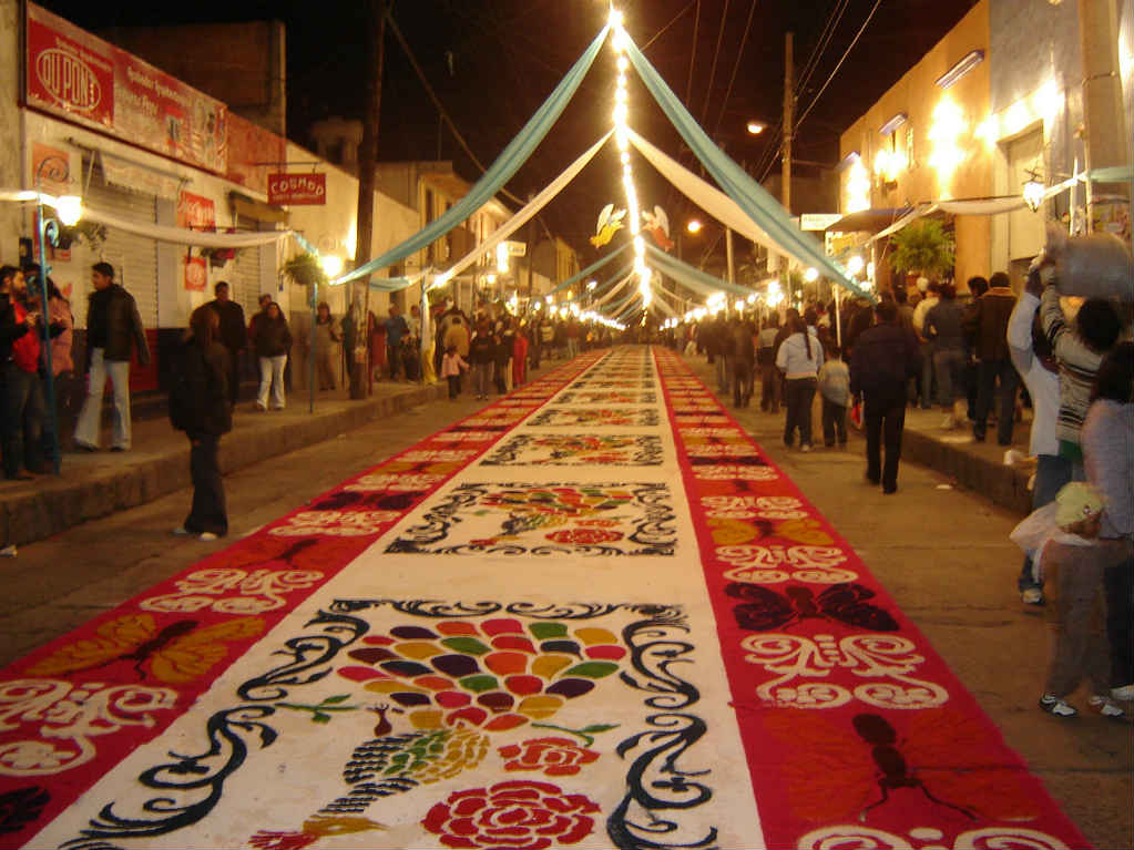 Lugares para visitar en Tlaxcala alfombra
