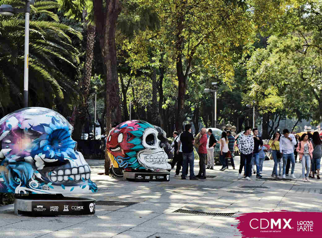 Mexicráneos en Paseo de la Reforma