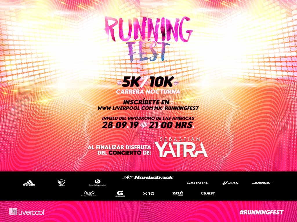 Llega Running Fest 2019 ¡Alista tu outfit deportivo!