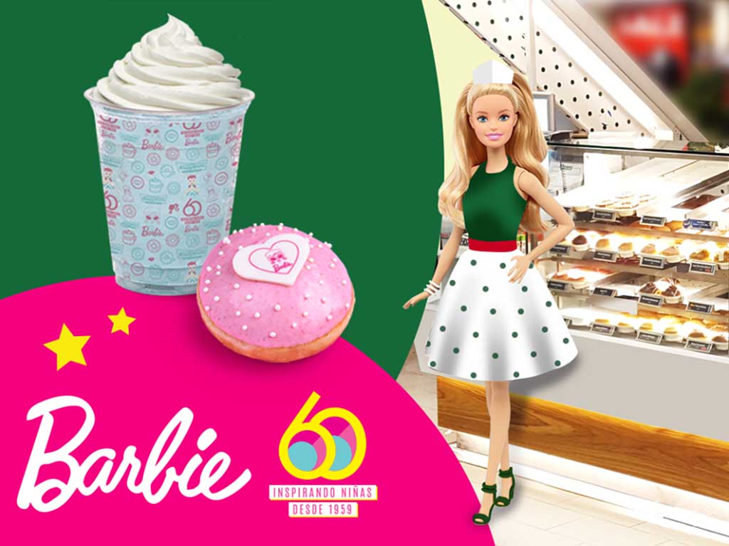 Concursos de Krispy Kreme por la dona de Barbie para celebrar su 60 aniversario
