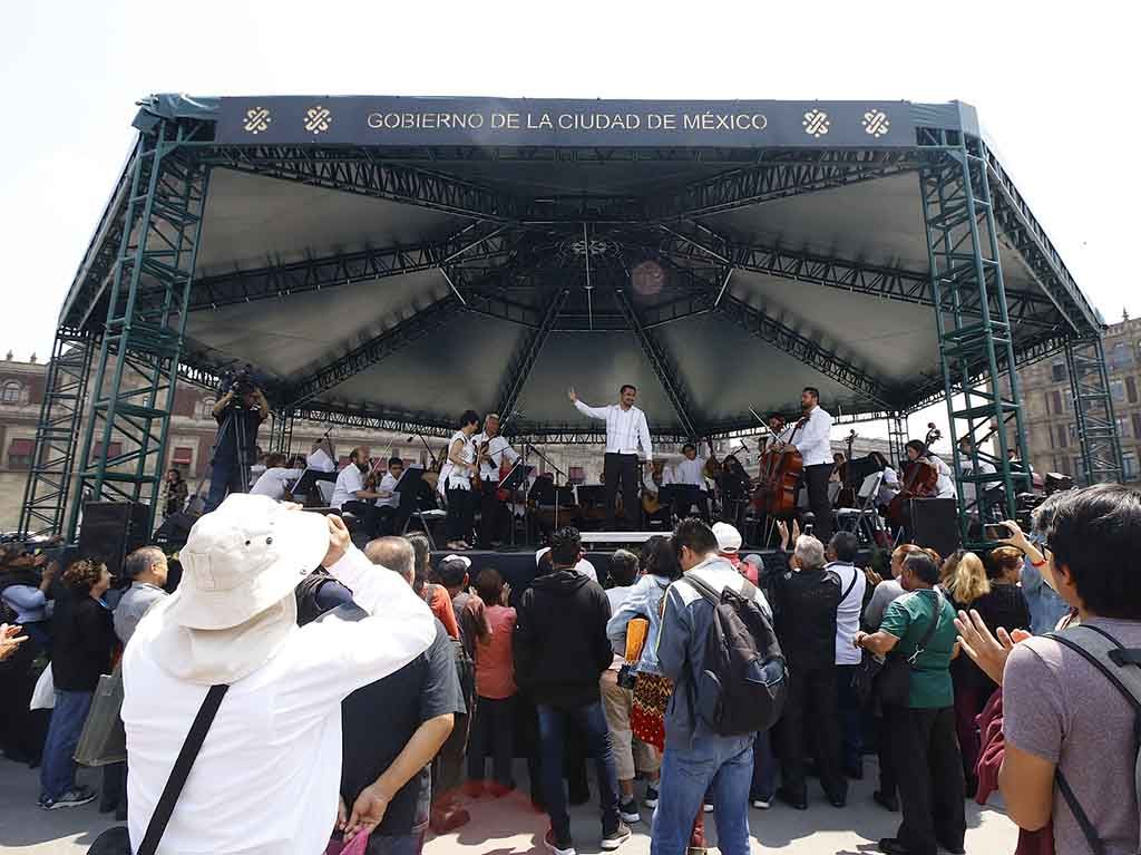 Yahir en el Zócalo