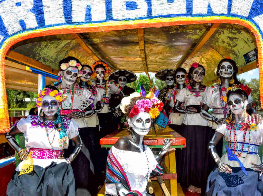 La Catrina en Trajinera personajes