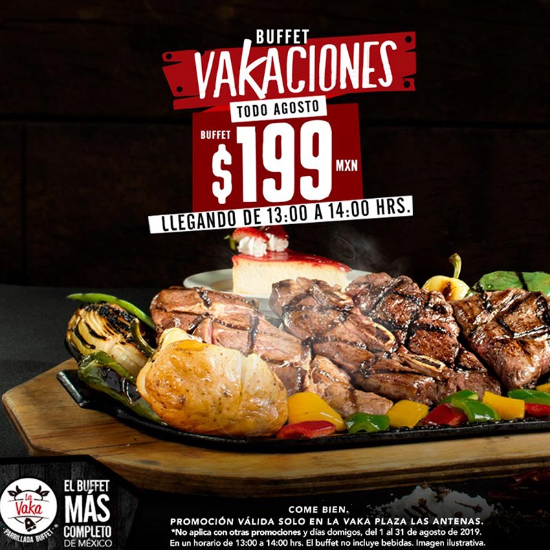 Total 39+ imagen precios de buffet la vaka