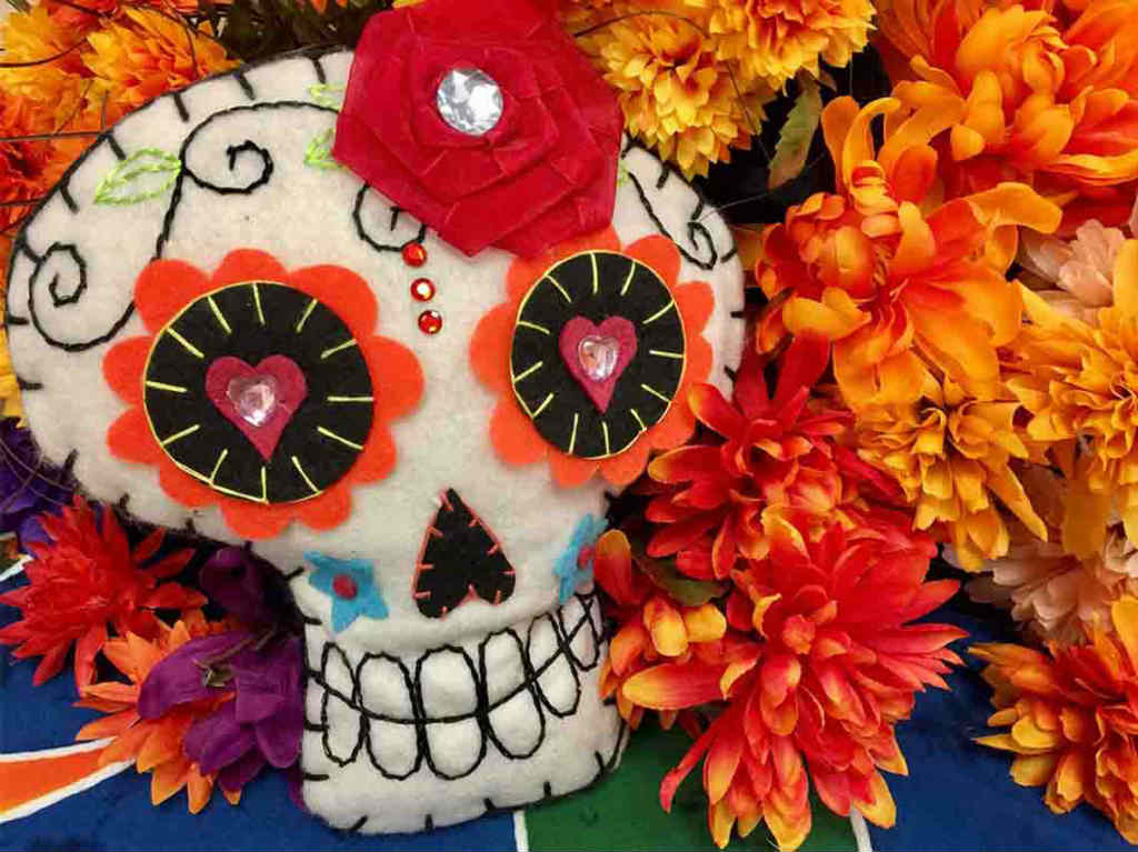 Ofrenda Monumental de Tepotzotlán calaveras