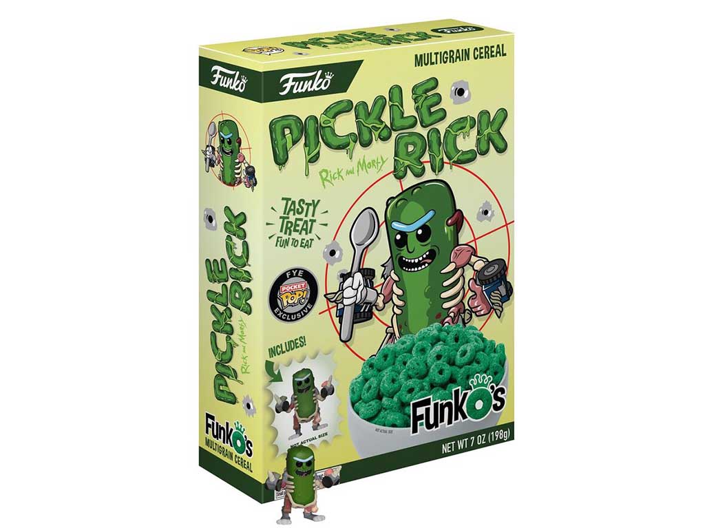 Llegó el nuevo cereal de Rick y Morty: Funko’s inspirado en “Pickle Rick”