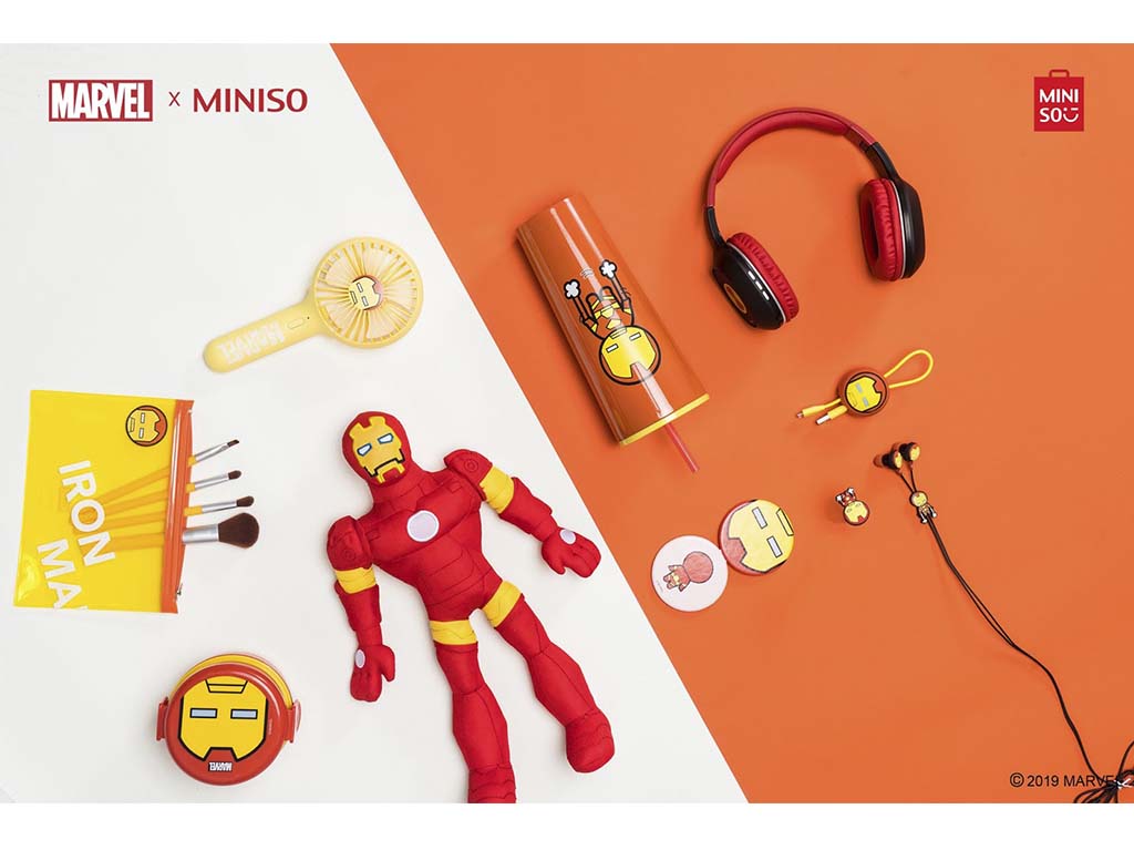 Superhéroes de Marvel en Miniso: Iron Man