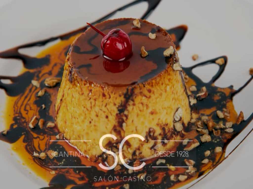 cantina salón casino postre