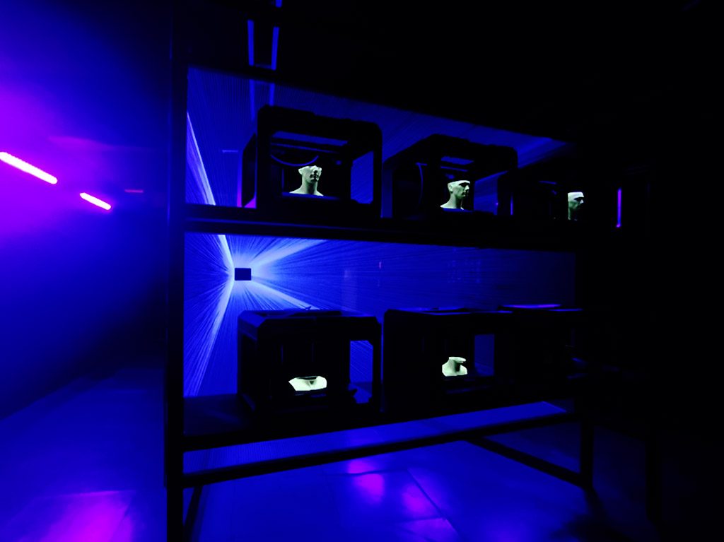 Imprimir el mundo en 3D exposición Universum