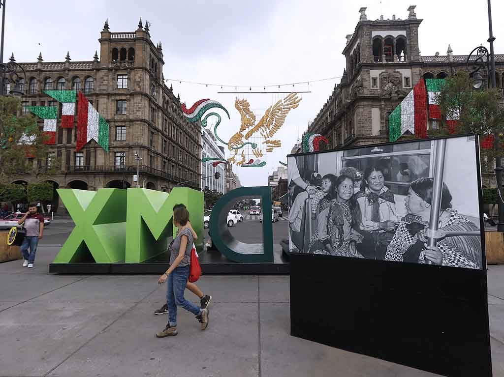 Exposición fotográfica Metro 50 años Zócalo