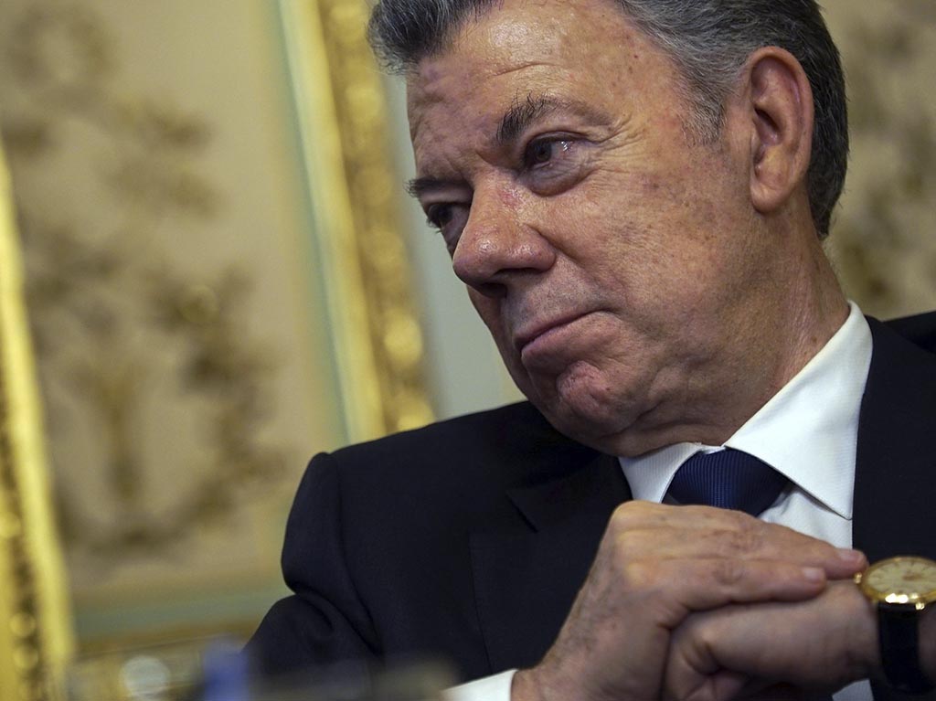 Juan Manuel Santos expresidente de Colombia en Hay Festival