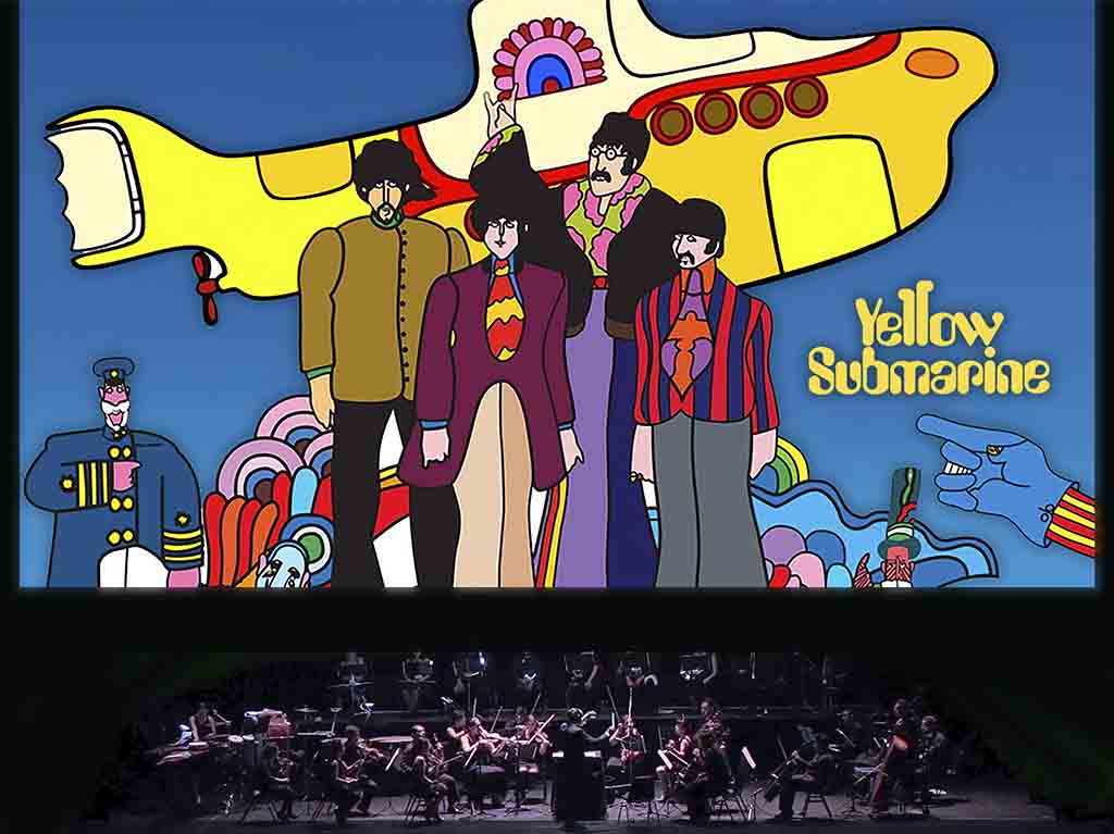 Mira Yellow Submarine la película ¡con Orquesta en vivo!