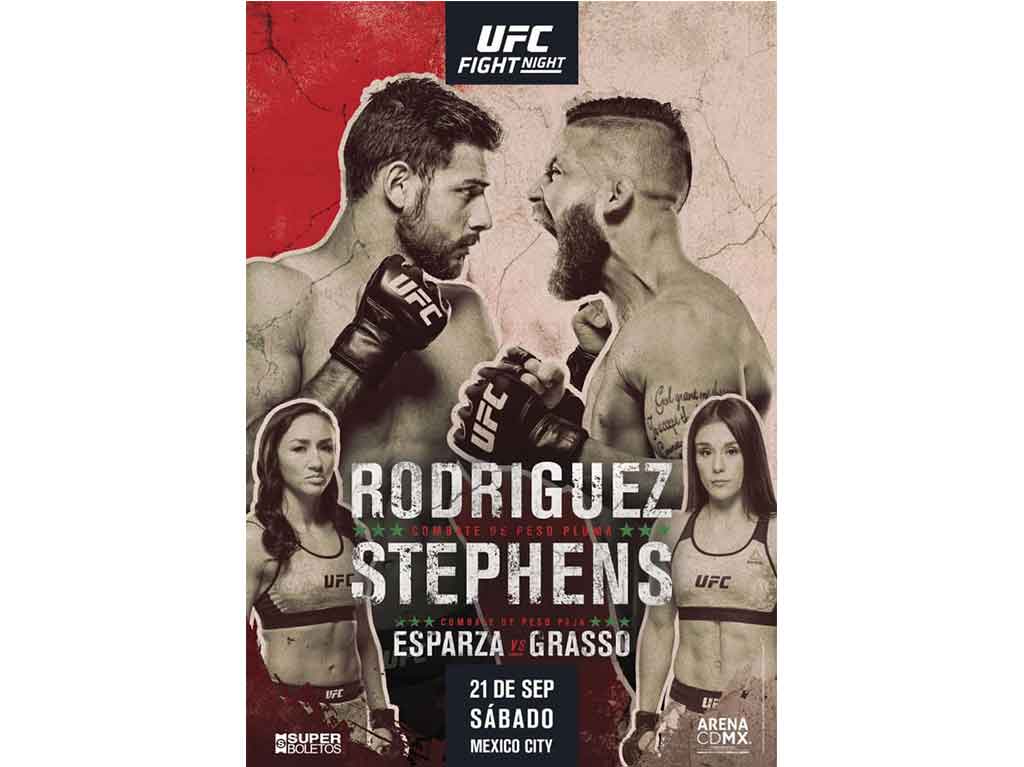 UFC Night: Yair “Pantera” Rodriguez vs. Jeremy Stephens 2