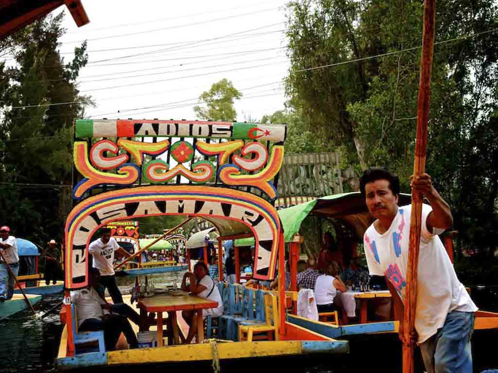 Xochimilco remeros trajineras