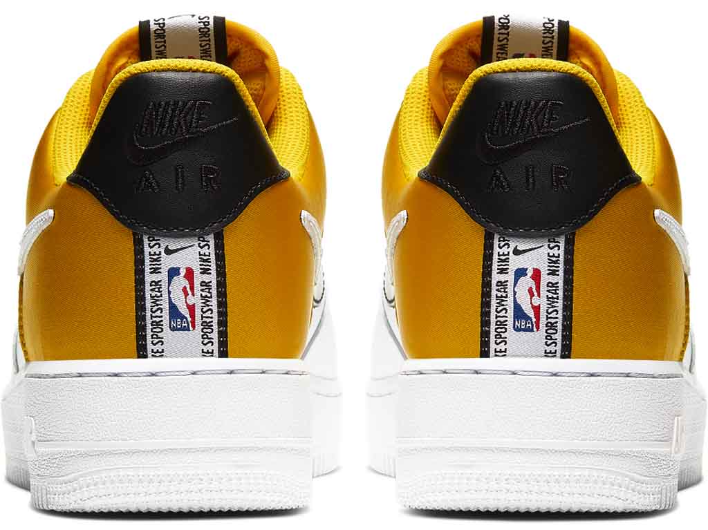 nike air force one nba amarillas