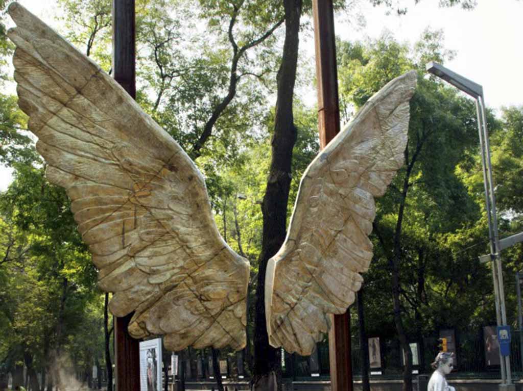 Reubicarán escultura “Las alas de México” de Jorge Marín
