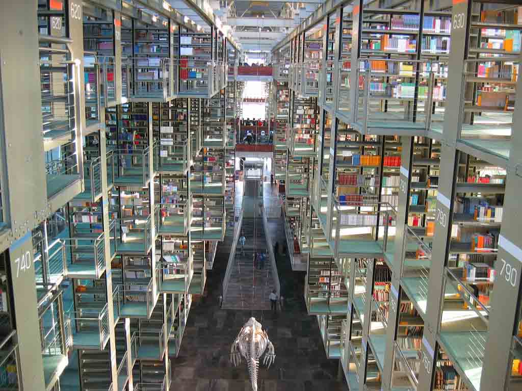 Interior biblioteca vasconcelos