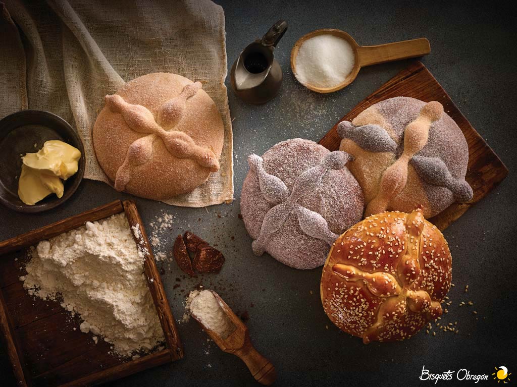 Pan de muerto de sabores