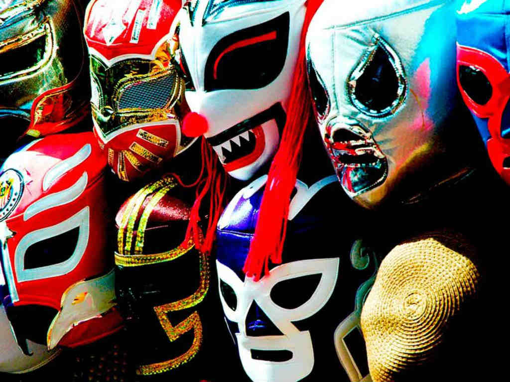 Carrera Luchadores máscara de luchador