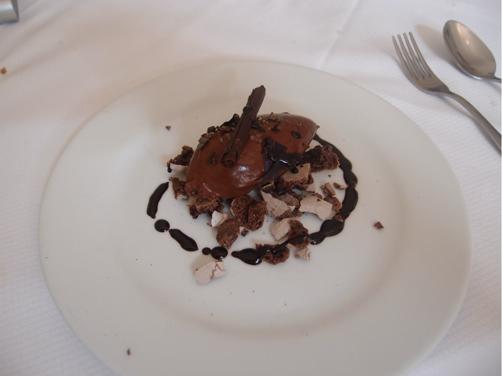Cena comunal Casa Virginia: mousse de postre