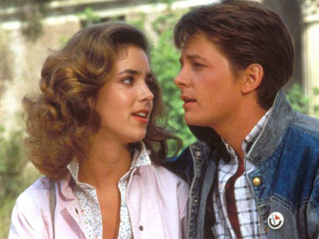 Claudia Wells. Volver al futuro