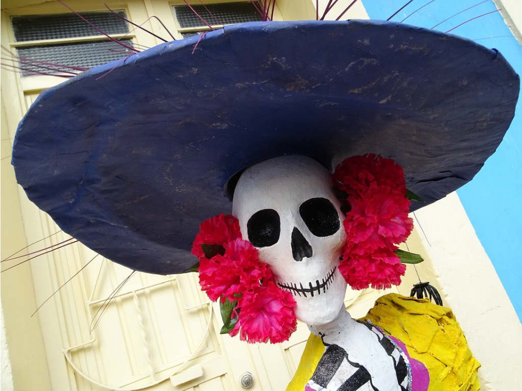 Feria de las Calacas con sombrero