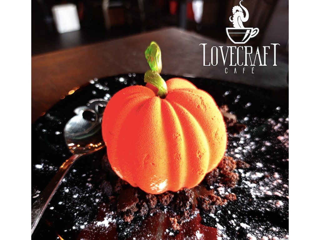 Postres para Halloween y Día de Muertos: Calabaza de Lovecraft Café